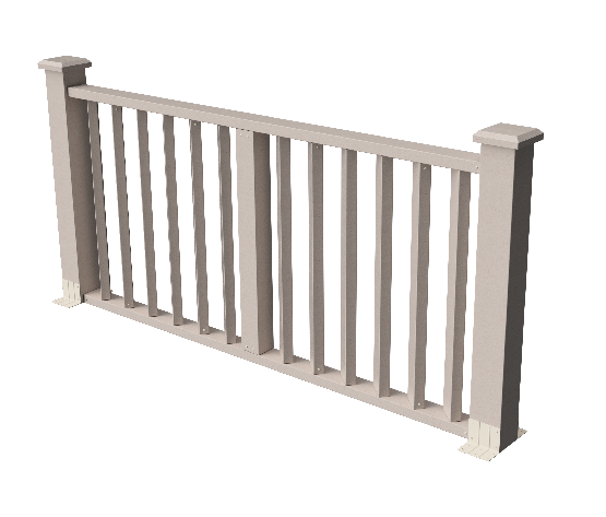 Ограждения декоративное ДПК GRINDERDECO Бруклин выбеленый дуб купить в Одинцово