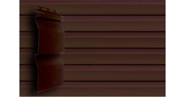 Акриловый сайдинг слим (AСA) 3,0 Grand Line D4 темный дуб купить в Одинцово