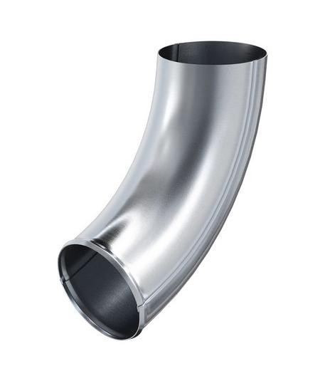 Водосток Aquasistem, Система 150/100 - Колено трубы сливное оцинковка купить в Одинцово