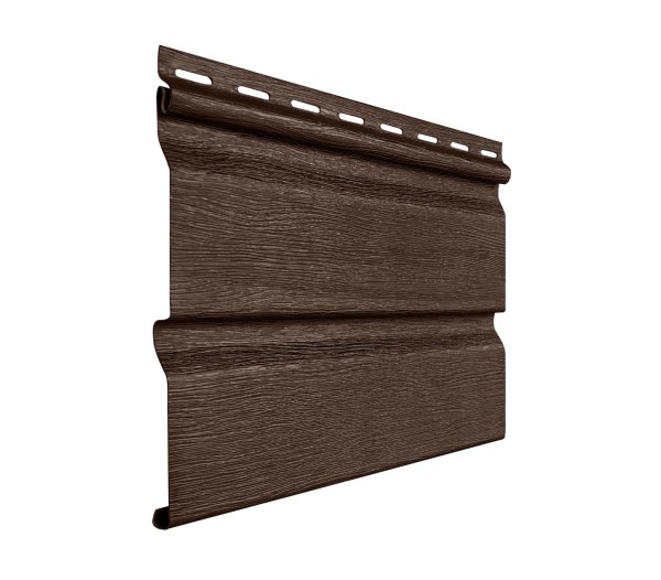 Виниловый сайдинг fineber (файнбер) - серия "стандарт", коричневый купить в Одинцово