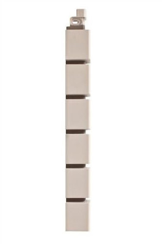 Фасадная панель Наружный угол кирпич клинкерный МАЛЫЙ (белый) 0,46х0,048м купить в Одинцово