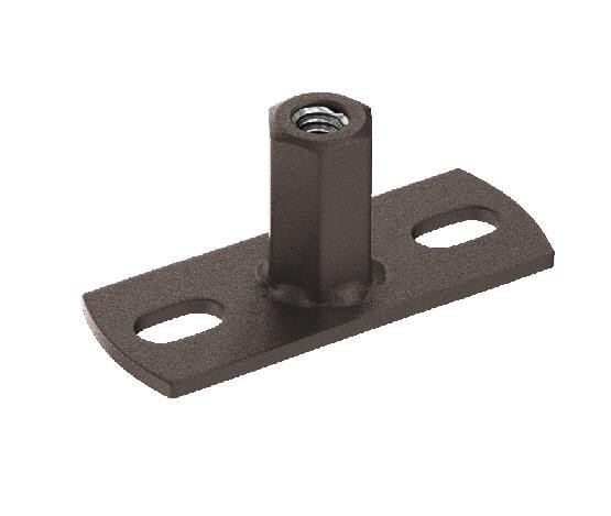 Водосток Aquasistem, Система 150/100 - Держатель для хомута под метиза RR 32 Тёмно-коричневый matt купить в Одинцово