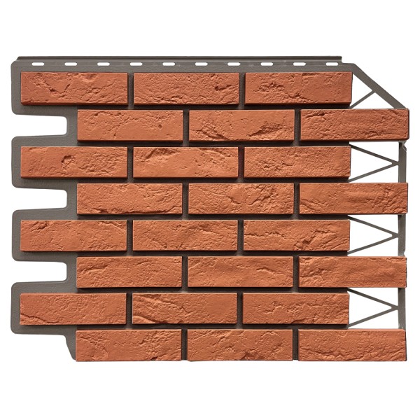 Фасадная панель FineBer, Кирпич Баварский, Терракотовый купить в Одинцово
