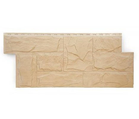 Фасадная панель T-Сайдинг-Гранит Леон ЭКО-2 Кедр купить в Одинцово