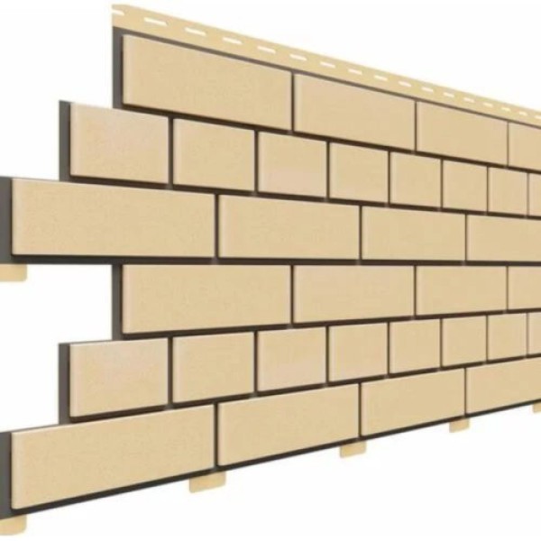 Фасадная панель Доломит Кирпич, Светло-желтый купить в Одинцово