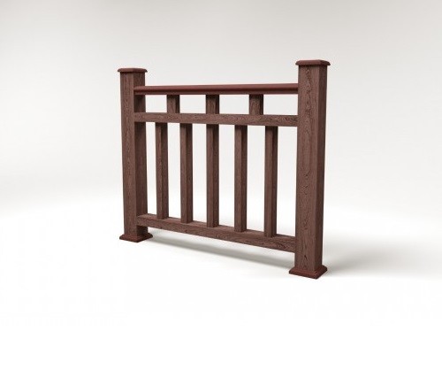 Ограждение из ДПК FG1 шоколад купить в Одинцово