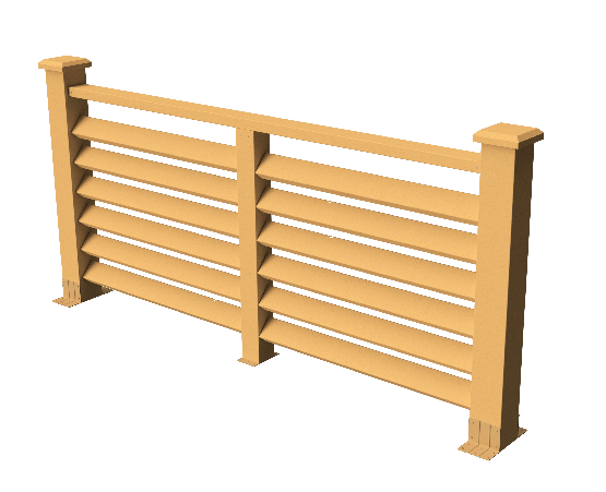 Ограждения декоративное ДПК GRINDERDECO Босфор песчаник купить в Одинцово