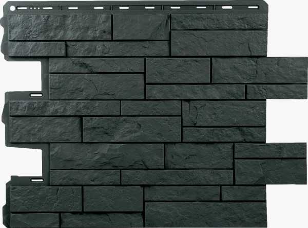 Фасадная панель Альта-Профиль Шотландия Графит купить в Одинцово