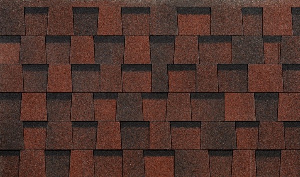 Ламинированная черепиц Docke, DRAGON STANDARD,КРАСНЫЙ купить в Одинцово