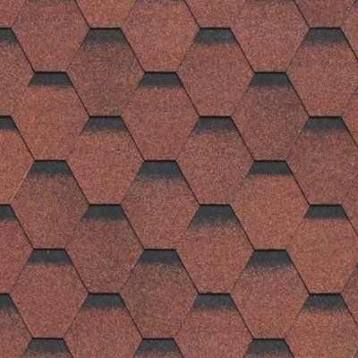 Гибкая черепица Docke, коллекция Шеффилд – Клубника