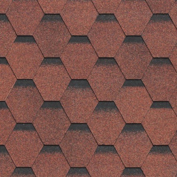 Гибкая черепица Docke, коллекция Шеффилд – Клубника купить в Одинцово