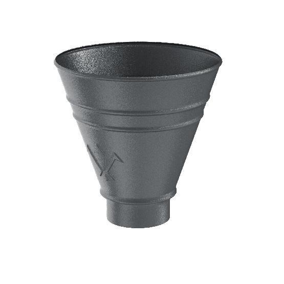 Водосток Aquasistem, Система 125/90 - Воронка водосборная круглая RR 23 Маренго matt купить в Одинцово