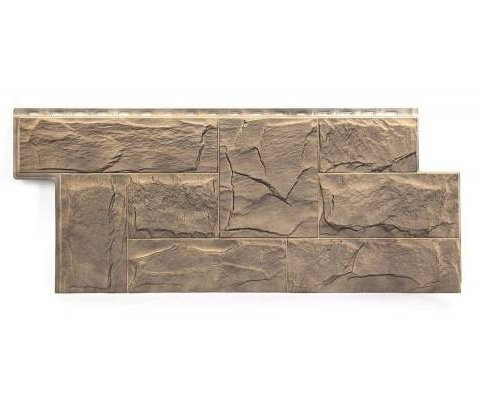 Фасадная панель T-Сайдинг-Гранит Леон ЭКО-2 Сосна купить в Одинцово