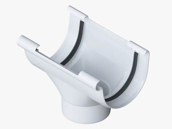 Водосток Альта-Профиль ПВХ – Воронка водосточная (белый) купить в Одинцово