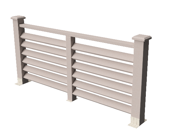 Ограждения декоративное ДПК GRINDERDECO Босфор выбеленый дуб купить в Одинцово