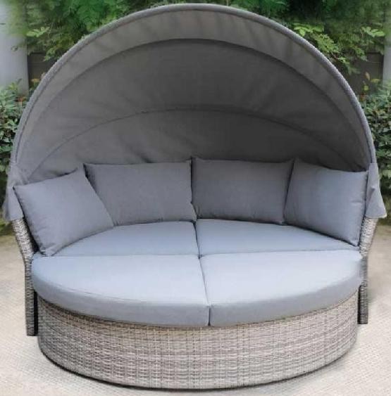 Диван-Трансформер AFINA плетеный из иск. ротанга AFM-325G Grey купить в Одинцово