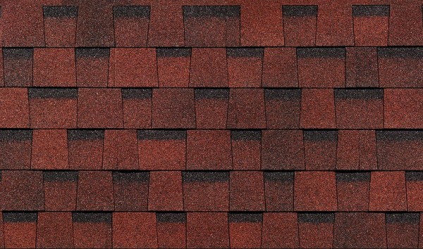 Ламинированная черепиц Docke, DRAGON EUROPA,КРАСНЫЙ купить в Одинцово