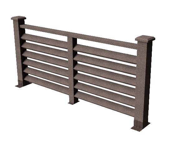 Ограждения декоративное ДПК GRINDERDECO Босфор венге купить в Одинцово