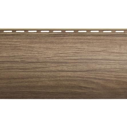 Виниловый сайдинг Люкс Blockhouse BH-01 орех купить в Одинцово