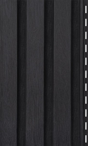 Сайдинг Ю-Пласт Тимберблок Рейка фасадная Угольный купить в Одинцово