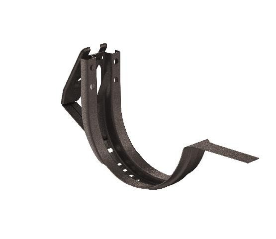 Водосток Aquasistem, Система 150/100 - Крюк крепления желоба короткий регулируемый RR 32 Тёмно-коричневый matt купить в Одинцово