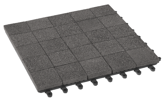 Модульный паркет ДПК GRINDERDECO Мозаика 13 Серый базальт купить в Одинцово