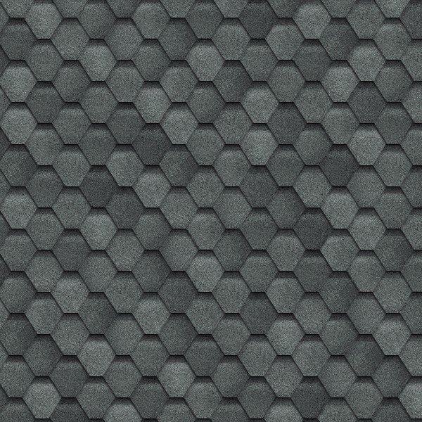 Гибкая черепица Shinglas, серия Финская,коллекция Соната – Серый купить в Одинцово