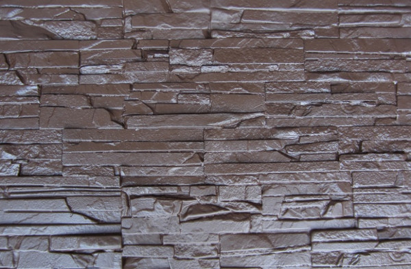 Фасадная панель Аэлит Пласт плоский Коричневый купить в Одинцово