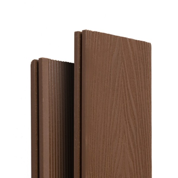 Террасная доска Ecodecking Экстра 3D полнотелая Шоколад купить в Одинцово