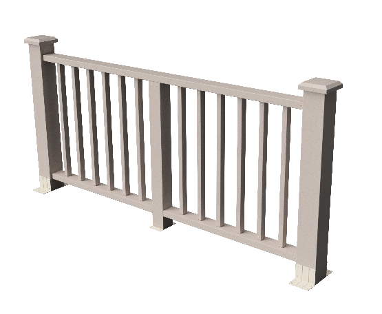 Ограждения декоративное ДПК GRINDERDECO Альма выбеленый дуб купить в Одинцово