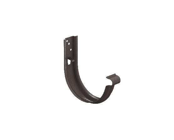 Водосток Aquasistem, Система 150/100 - Крюк универсальный с комплектом крепления RR 32 Тёмно-коричневый matt купить в Одинцово