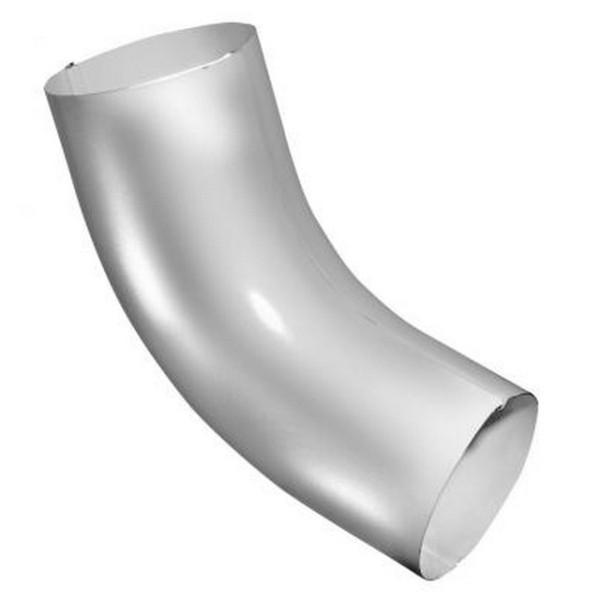 Водосток Grand Line 150x100 – Колено трубы RAL 9003 купить в Одинцово