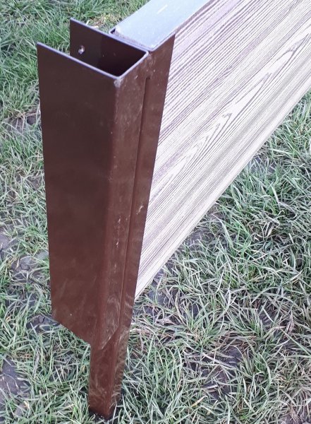 Угловой элемент металл, 90° для доски 300х30 мм Holzhof купить в Одинцово