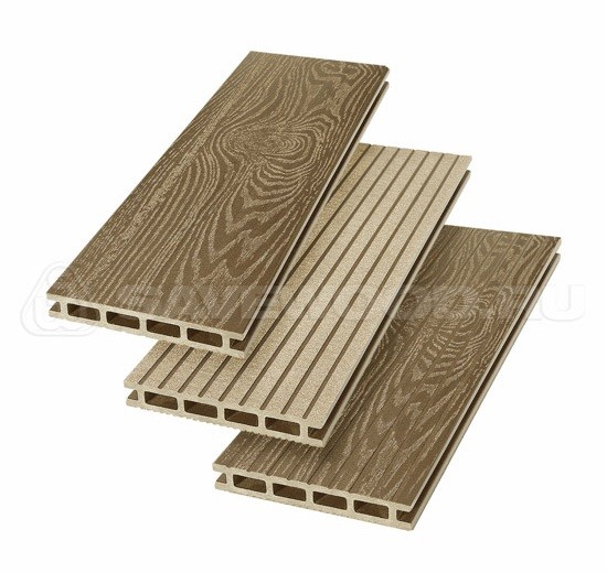 Террасная доска из ДПК SW Carpinus (T) — двухсторонняя тик купить в Одинцово