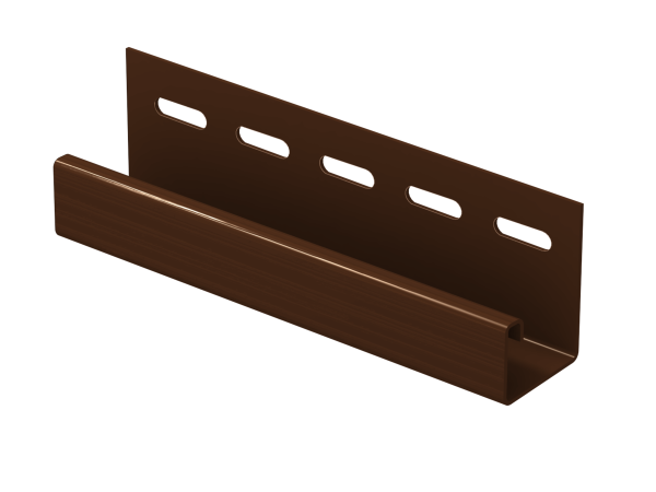 J-планка Ю-пласт Классика коричневая купить в Одинцово