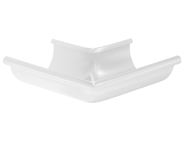 Водосток Aquasistem, система 150x100 - Угол желоба, наружный 90° RR 20 Мраморно-белый купить в Одинцово