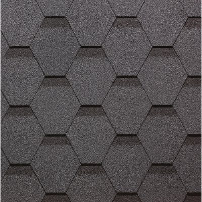 Гибкая черепица PIE EUROPA Docke, коллекция Карат Серый