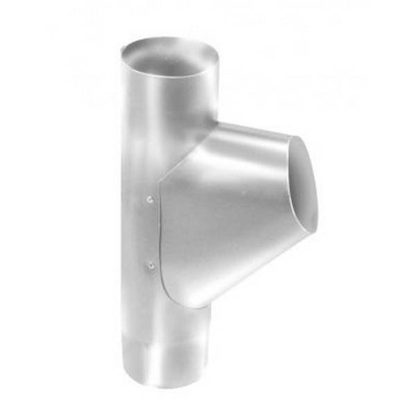 Водосток Grand Line 150x100 – Тройник RAL 9003 купить в Одинцово