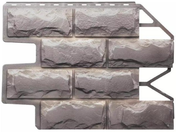 Фасадная панель FineBer Блок, Бежево-коричневый купить в Одинцово