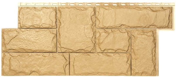 Фасадная панель T-Сайдинг-МАРСЕЛЬ ЭКО-1 Амбер купить в Одинцово