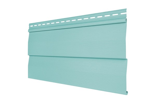 Виниловый сайдинг Tecos - корабельный брус, бирюза  купить в Одинцово