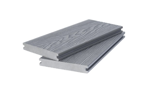 Доска террасная 3D фактура дерева POLIVAN GROUP двухсторонняя полнотелая SINGARAJA серый купить в Одинцово