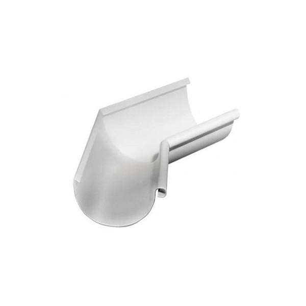 Водосток Grand Line 150x100 – Угол внутренний 135° RAL 9003 купить в Одинцово