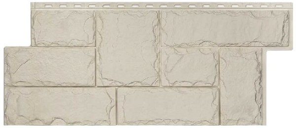 Фасадная панель T-Сайдинг-МАРСЕЛЬ ЭКО-1 Уайт купить в Одинцово