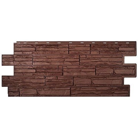 Фасадная панель T-Сайдинг-Альпийская сказка Коричневый купить в Одинцово