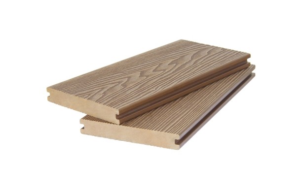 Доска террасная 3D фактура дерева POLIVAN GROUP двухсторонняя полнотелая SINGARAJA песочный купить в Одинцово