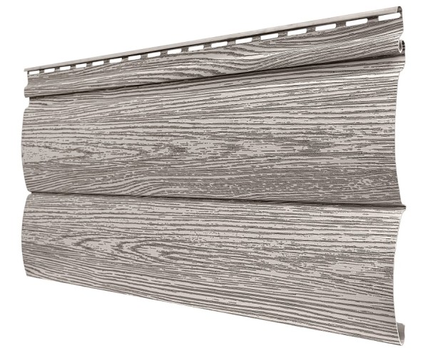 Виниловый сайдинг tecos, серия lux - оцилиндрованный брус двойной, - алтайская берёза купить в Одинцово