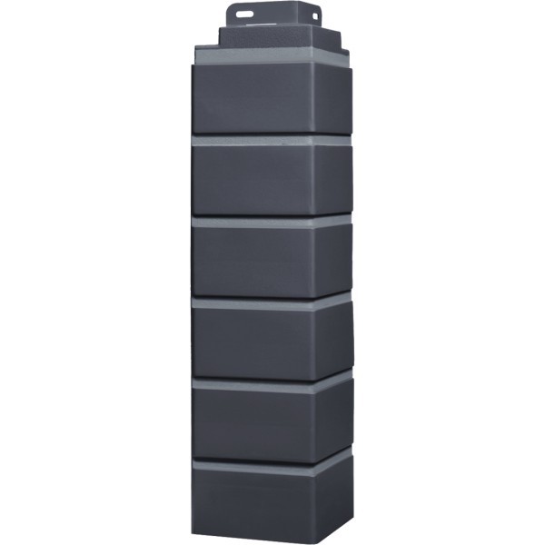 Угол Фасайдинг Серия «Кирпич клинкерный» Графит купить в Одинцово