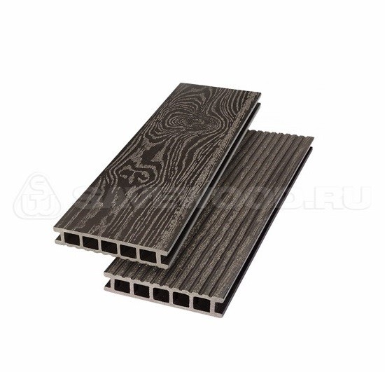 Террасная доска  из ДПКSW Ornus тангенциальный распил темно-коричневый купить в Одинцово