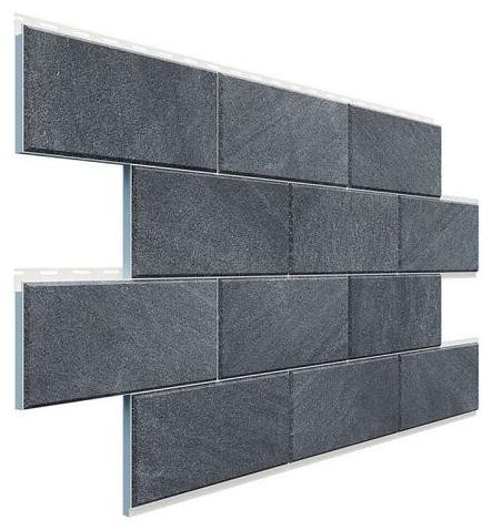 Фасадная термопанель Доломит Дагестанский камень Графит купить в Одинцово